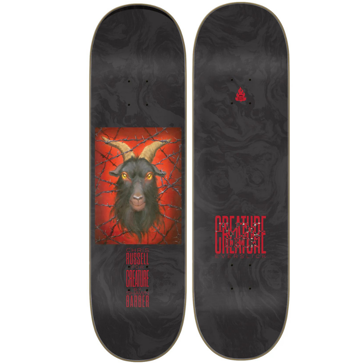 Creature Russell Memento VX Everslick Skateboard Deck 8.6" - product image 1