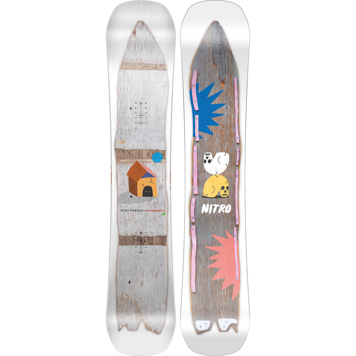 Nitro Mini Thrills x Wigglesticks 2024 - Youth Snowboard - product image 1