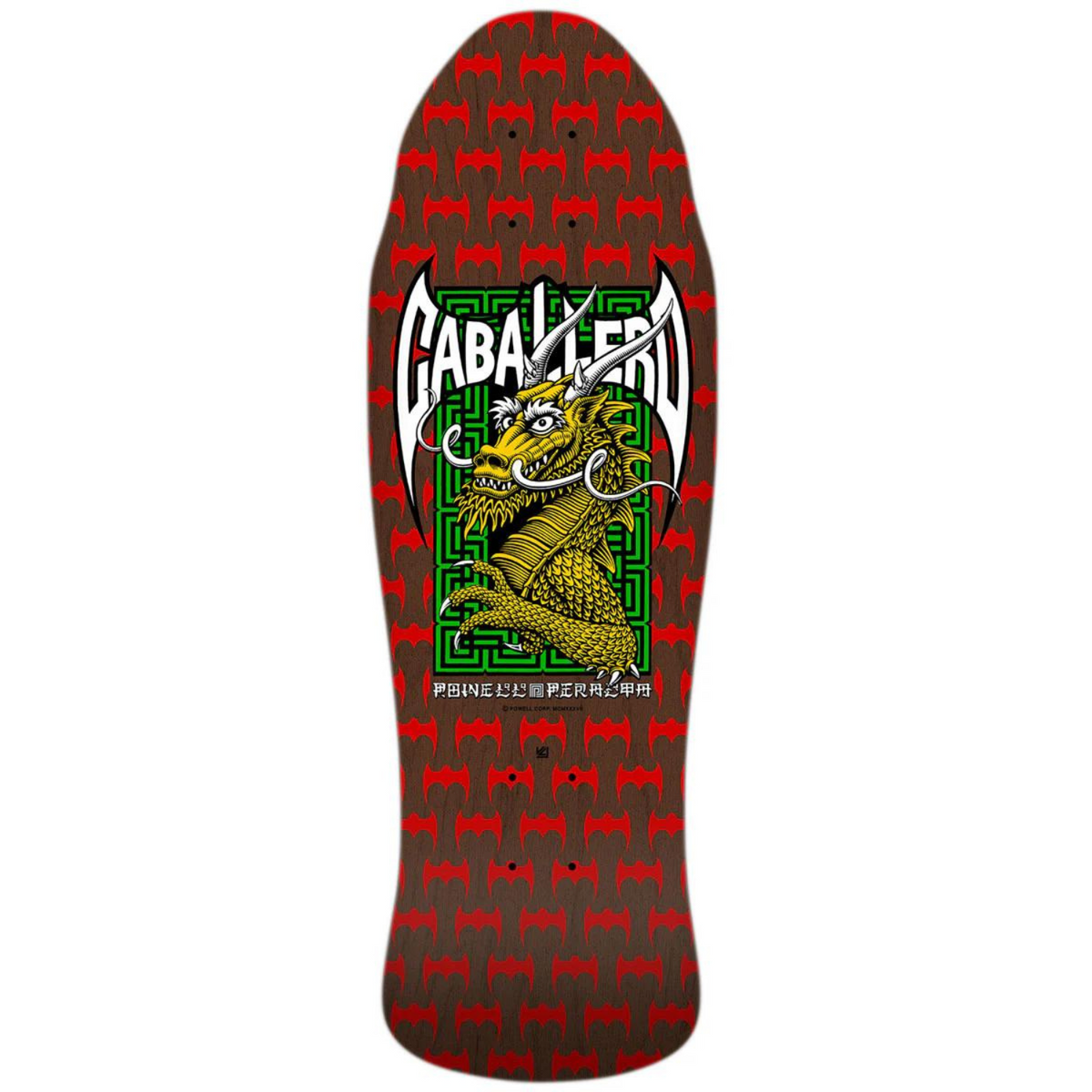 Powell Peralta Caballero Street Red/Brown Stain Reissue Shaped Deck - product image 1