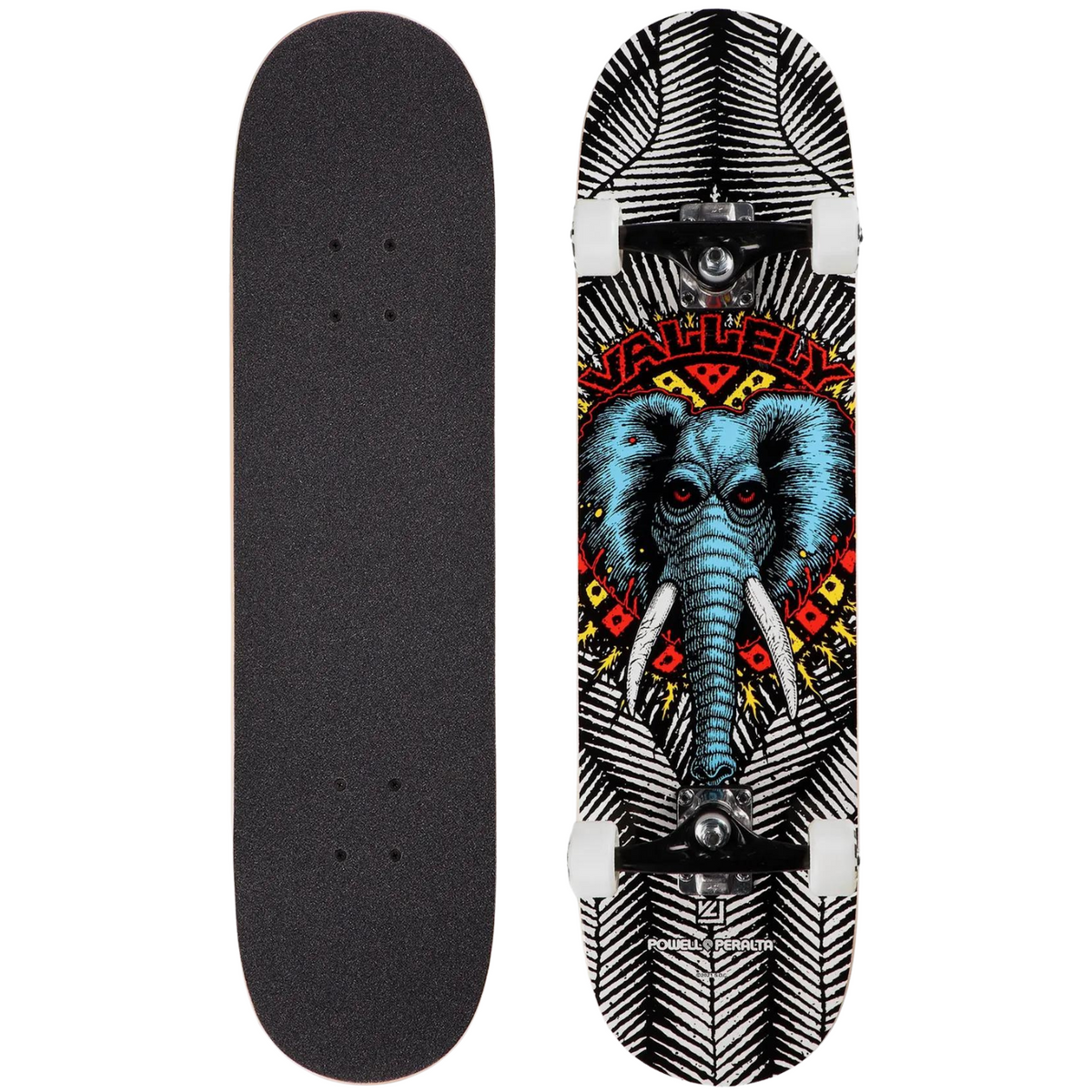 Powell Vallely Elephant White Complete Skateboard 8.0 x 31.45 - product image 1