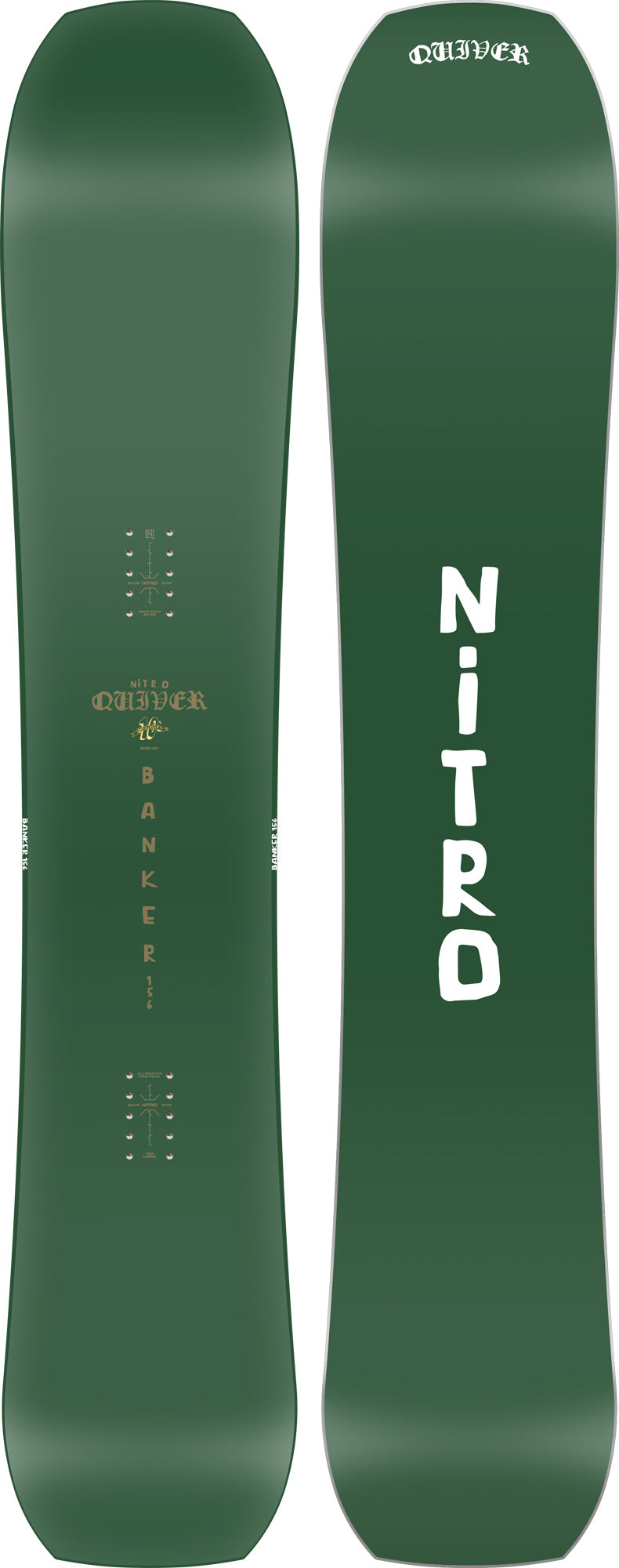 Nitro The Quiver Banker Snowboard 2025 - Men's