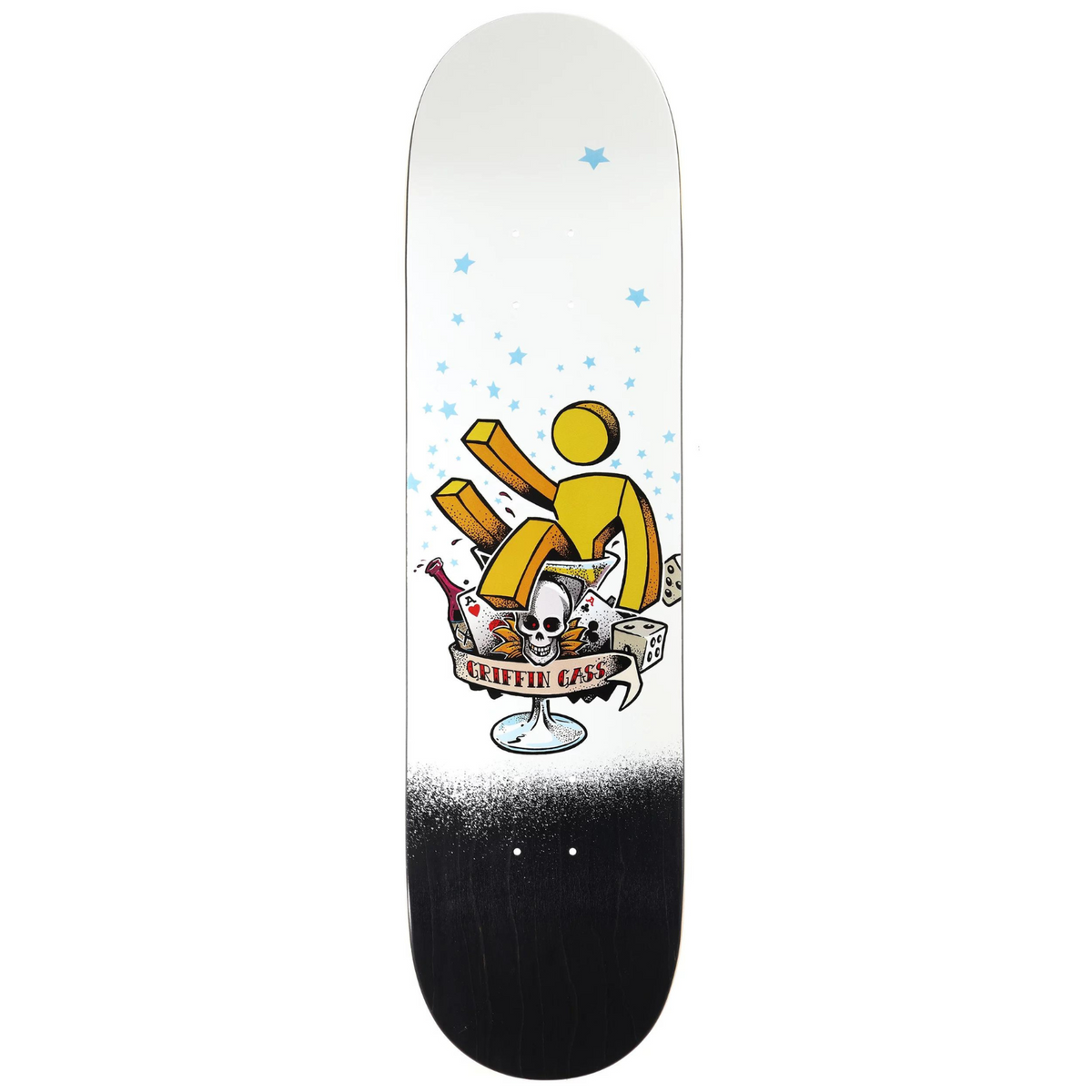 Girl Gass Man's Ruin Twin Tail Skateboard Deck - product image 1