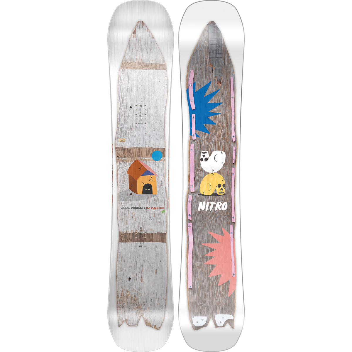 Nitro Cheap Thrills x Wigglesticks 2024 - Men's Snowboard - product image 1
