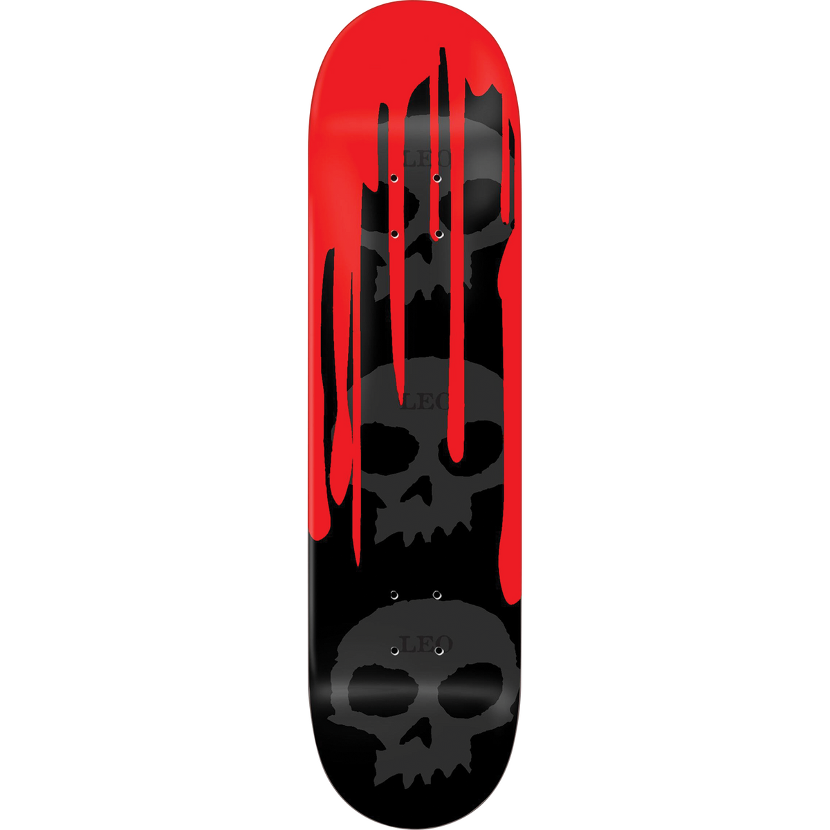 Zero 3 Skull Blood Leo Romero Skateboard Deck - product image 1
